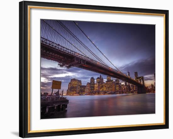 Towards New York-Assaf Frank-Framed Giclee Print