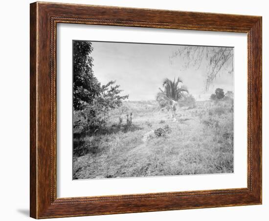 Towards Santiago De Cuba from San Juan Hill-null-Framed Photo