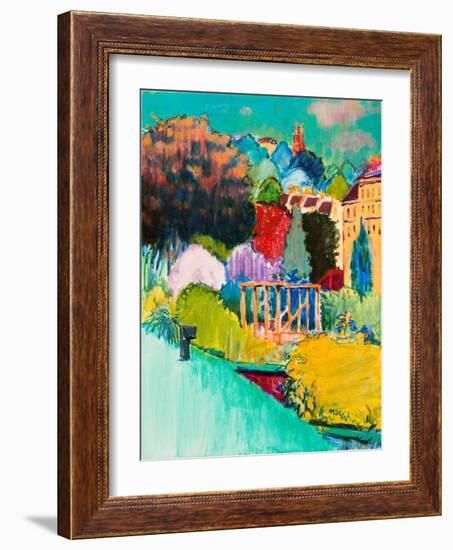 Towards St. Stephen's-Marco Cazzulini-Framed Giclee Print