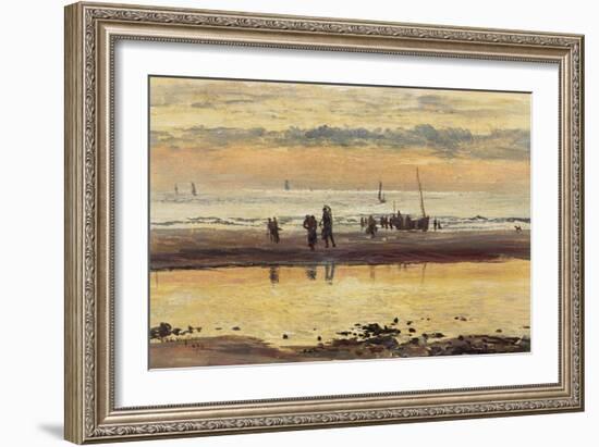 Towards Sunset, Boulogne Sands, 1873-William Lionel Wyllie-Framed Giclee Print