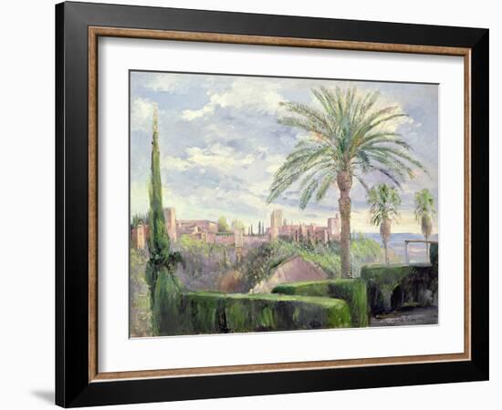 Towards the Alhambra-Timothy Easton-Framed Giclee Print