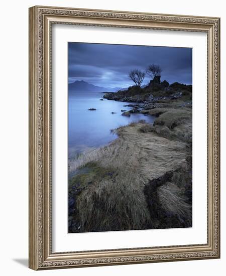 Towards the Scottish Mainland from Camascross, Isle of Skye, Scotland-Jon Gibbs-Framed Photographic Print