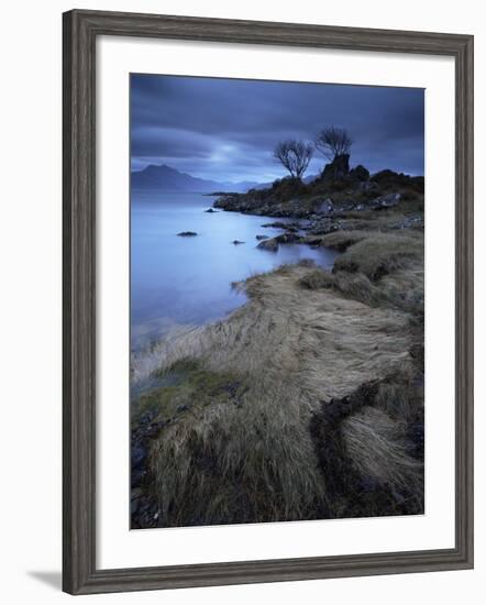 Towards the Scottish Mainland from Camascross, Isle of Skye, Scotland-Jon Gibbs-Framed Photographic Print