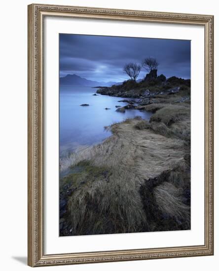 Towards the Scottish Mainland from Camascross, Isle of Skye, Scotland-Jon Gibbs-Framed Photographic Print