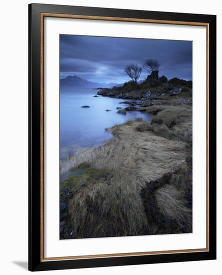 Towards the Scottish Mainland from Camascross, Isle of Skye, Scotland-Jon Gibbs-Framed Photographic Print