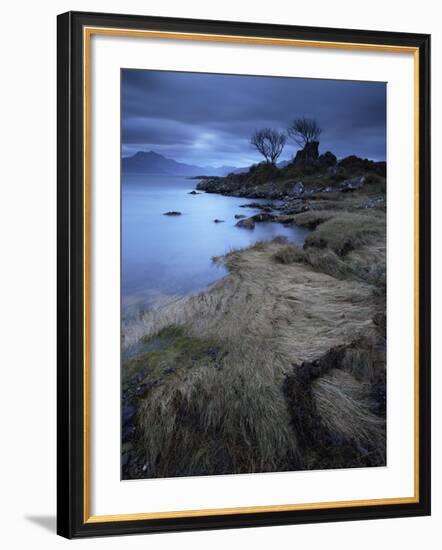 Towards the Scottish Mainland from Camascross, Isle of Skye, Scotland-Jon Gibbs-Framed Photographic Print