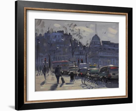 Towards Trafalgar Square from St-Martin-In-The-Fields-Tom Hughes-Framed Giclee Print