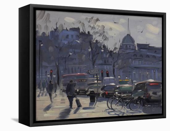 Towards Trafalgar Square from St-Martin-In-The-Fields-Tom Hughes-Framed Premier Image Canvas