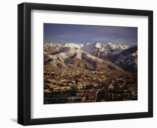 Towchal Range Behind the City, Tehran, Iran, Middle East-Desmond Harney-Framed Photographic Print