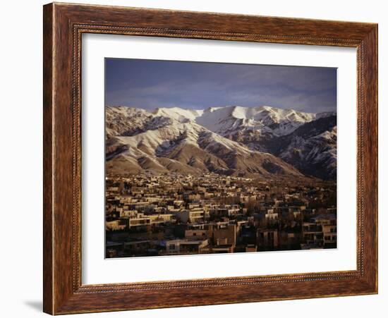 Towchal Range Behind the City, Tehran, Iran, Middle East-Desmond Harney-Framed Photographic Print