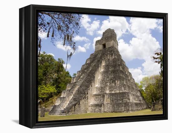 Tower 1, Mayan Ruins in the Gran Plaza, Tikal, Guatemala-Bill Bachmann-Framed Premier Image Canvas