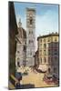Tower and Cathedral, Florence, Italy-null-Mounted Art Print