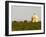 Tower and Flags of Chateau Latour Vineyard in Pauillac, France-Per Karlsson-Framed Photographic Print