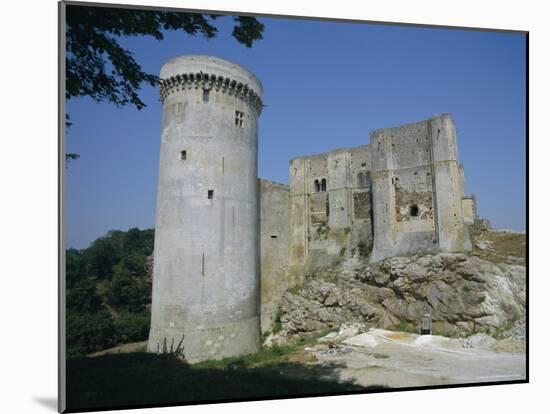 Tower and Keep of the Castle at Falaise, Birthplace of William the Conqueror, France-Philip Craven-Mounted Photographic Print