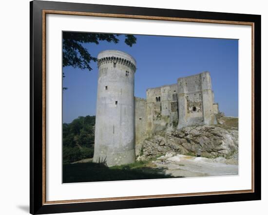 Tower and Keep of the Castle at Falaise, Birthplace of William the Conqueror, France-Philip Craven-Framed Photographic Print