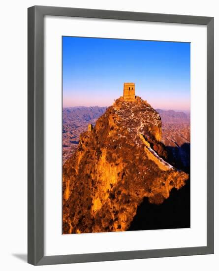 Tower at Great Wall of China-Liu Liqun-Framed Photographic Print