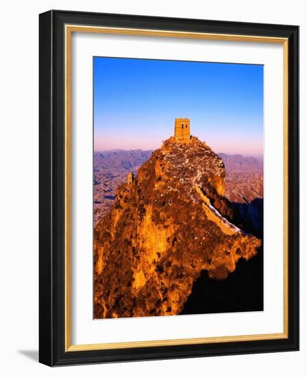 Tower at Great Wall of China-Liu Liqun-Framed Photographic Print