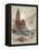 Tower at Tower Falls, Yellowstone, 1872-Thomas Moran-Framed Premier Image Canvas