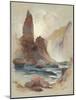 Tower at Tower Falls, Yellowstone, 1872-Thomas Moran-Mounted Giclee Print