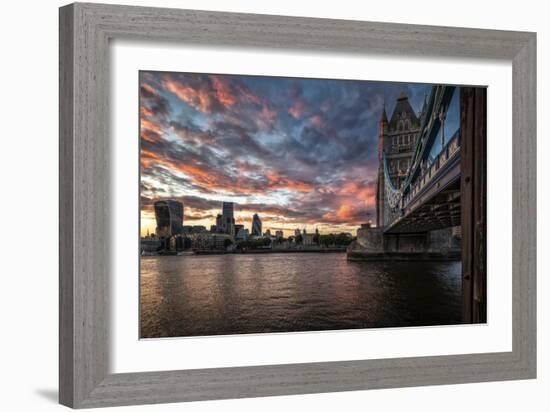 Tower Bridge 1-Giuseppe Torre-Framed Photographic Print