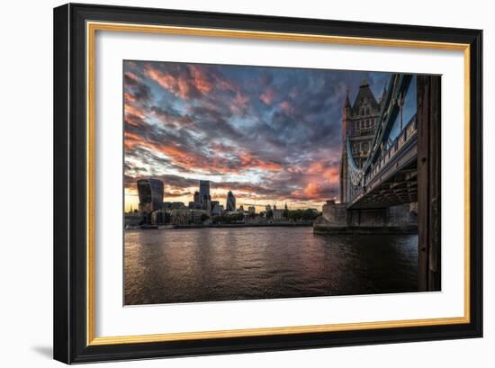 Tower Bridge 1-Giuseppe Torre-Framed Photographic Print