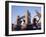 Tower Bridge and Bank-Side Fountain Sculpture, London, England, UK-Roy Rainford-Framed Photographic Print