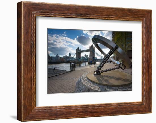 Tower Bridge and River Thames, London, England, United Kingdom, Europe-Frank Fell-Framed Photographic Print