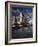 Tower Bridge and the Girl with a Dolphin Sculpture, London, England-Amanda Hall-Framed Photographic Print