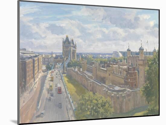 Tower Bridge and the Tower of London, 2010-Julian Barrow-Mounted Giclee Print