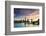 Tower Bridge, Butler's Wharf and The Shard at sunset taken from Wapping, London-Ed Hasler-Framed Photographic Print