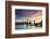 Tower Bridge, Butler's Wharf and The Shard at sunset taken from Wapping, London-Ed Hasler-Framed Photographic Print