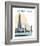 Tower Bridge - Dave Thompson Contemporary Travel Print-Dave Thompson-Framed Art Print