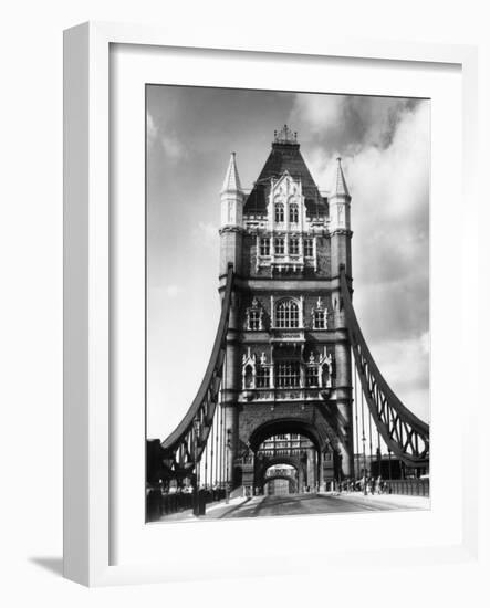 Tower Bridge from Side-Fred Musto-Framed Photographic Print