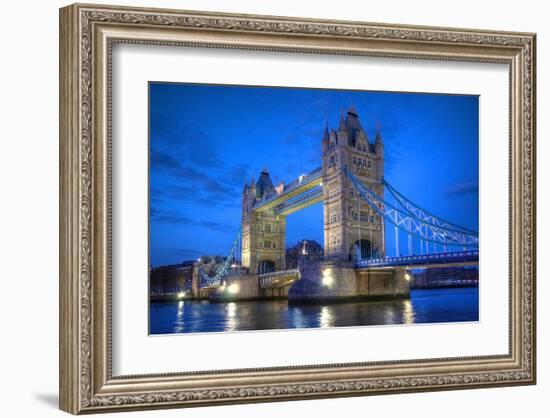 Tower Bridge In London-null-Framed Art Print