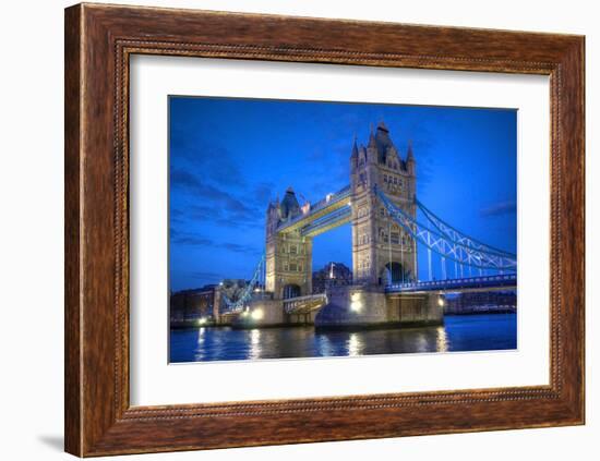 Tower Bridge In London-null-Framed Art Print