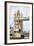 Tower Bridge - In the Style of Oil Painting-Philippe Hugonnard-Framed Giclee Print
