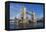 Tower Bridge is viewed from a low angle towrds London City-Charles Bowman-Framed Premier Image Canvas