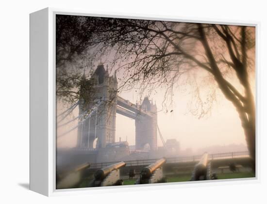 Tower Bridge, London, England, UK-Peter Adams-Framed Premier Image Canvas