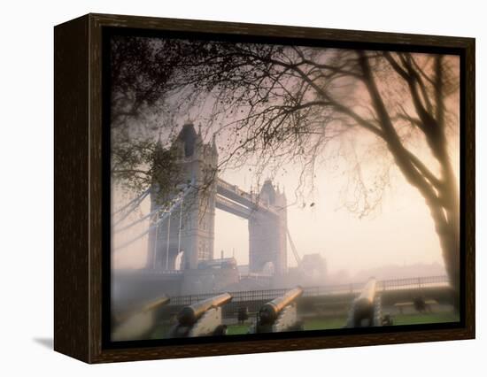 Tower Bridge, London, England, UK-Peter Adams-Framed Premier Image Canvas