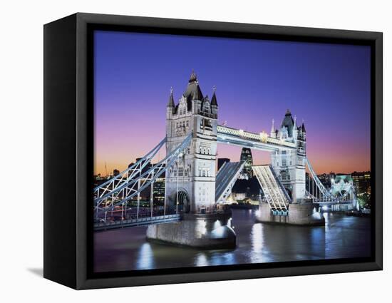 Tower Bridge, London, England-Steve Vidler-Framed Premier Image Canvas