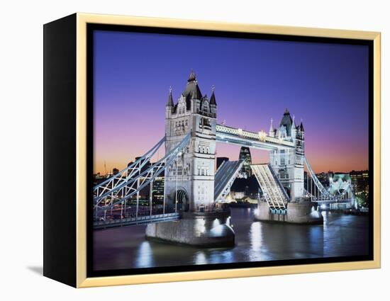 Tower Bridge, London, England-Steve Vidler-Framed Premier Image Canvas