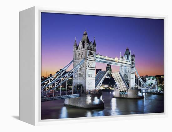 Tower Bridge, London, England-Steve Vidler-Framed Premier Image Canvas