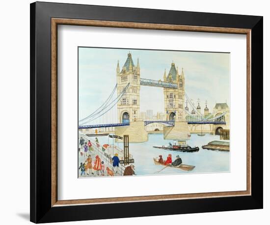 Tower Bridge, London-Gillian Lawson-Framed Giclee Print