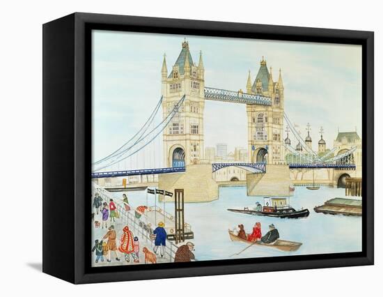 Tower Bridge, London-Gillian Lawson-Framed Premier Image Canvas