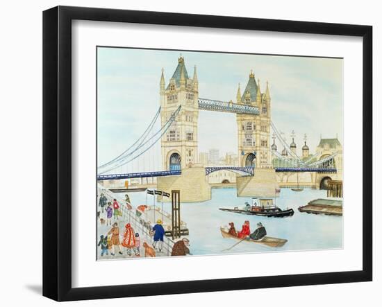 Tower Bridge, London-Gillian Lawson-Framed Giclee Print