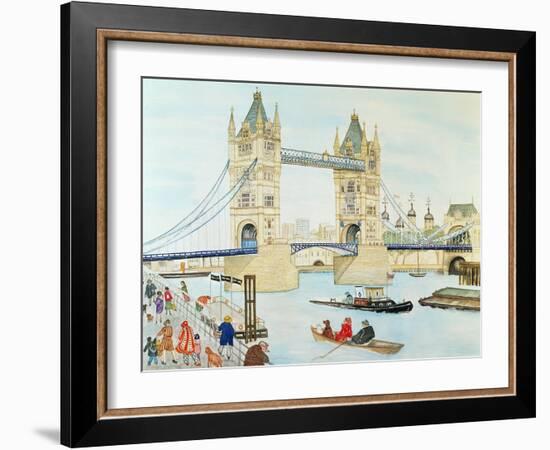 Tower Bridge, London-Gillian Lawson-Framed Giclee Print