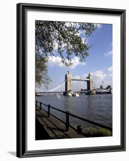 Tower Bridge over the River Thames, London, England-Bill Bachmann-Framed Photographic Print