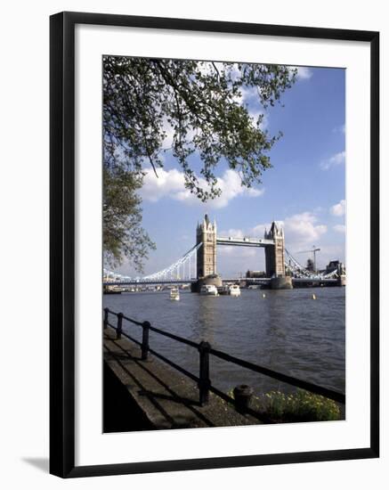 Tower Bridge over the River Thames, London, England-Bill Bachmann-Framed Photographic Print