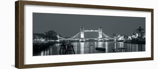 Tower Bridge Reflections-John Harper-Framed Giclee Print