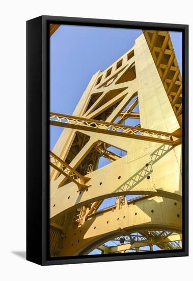 Tower Bridge, Sacramento, California-demerzel21-Framed Premier Image Canvas